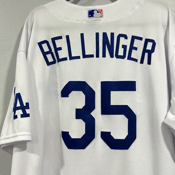 Men's Los Angeles Dodgers Cody Bellinger Nike White Home Authentic Player Jersey